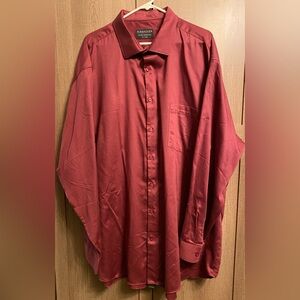 Mr Big & Tall Signature Carrington Men’s Longsleeve Dress Shirt, Size 20 37/38